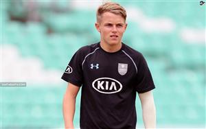 English cricketer, Sam Curran, who plays for Surrey and England